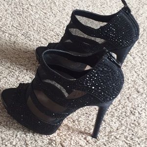 cathy Jean evening heels with Rhinestones